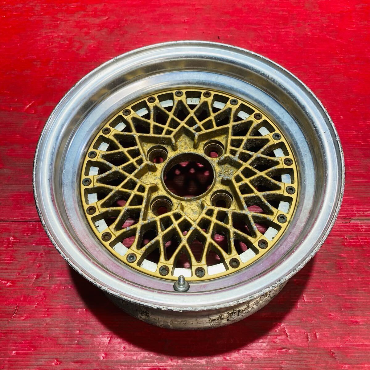 SSR STAR FORMULA サイズ 14×6.5J PCD120 H4 OFF +2 ハブ径約73mm 傷汚れあり 1本のみ。拍卖