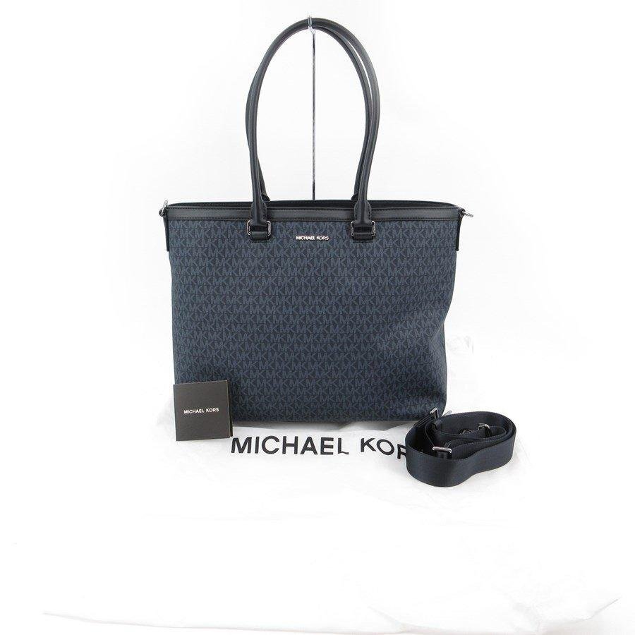 送料無料 超美品 マイケルコース MICHAEL KORS トートバッグ ショルダーバッグ 2way コミュータートート メンズ拍卖