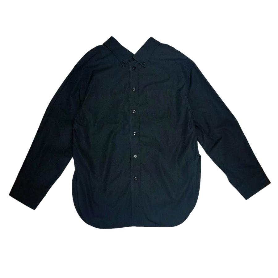 送料無料 美品 バレンシアガ BALENCIAGA ボタンダウンシャツ 518189 Swing Collar Shirt メンズ拍卖