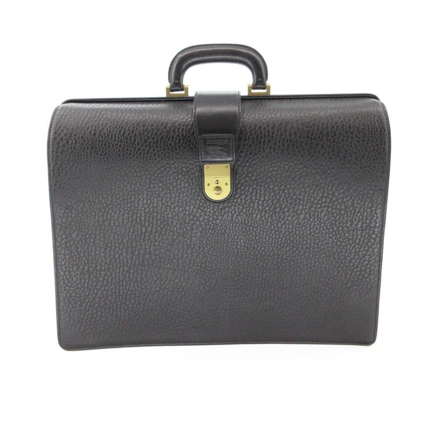 送料無料 バーバリー BURBERRY ドクターズバッグ ダレスバッグ ビジネスバッグ レザー 本革 黒 ブラック系 メンズ拍卖