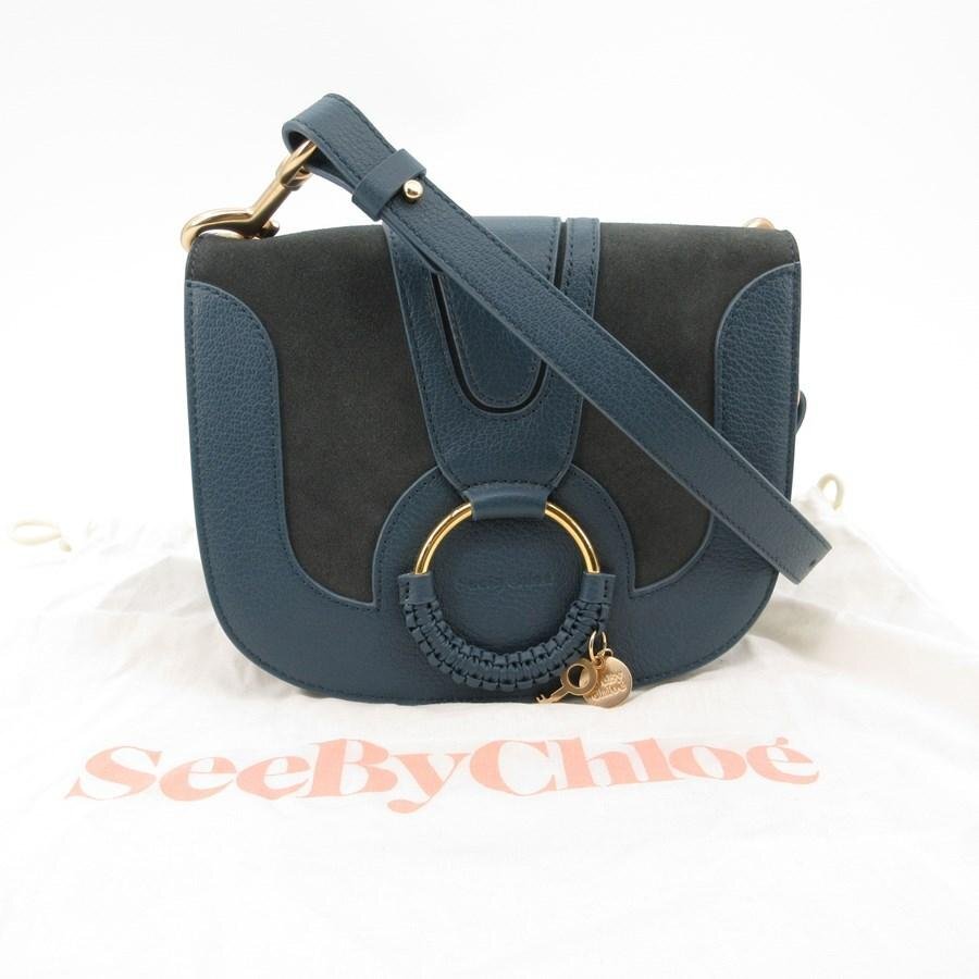 送料無料 超美品 シーバイクロエ See By Chloe ショルダーバッグ ポシェット ハナ レザー スエード レディース拍卖