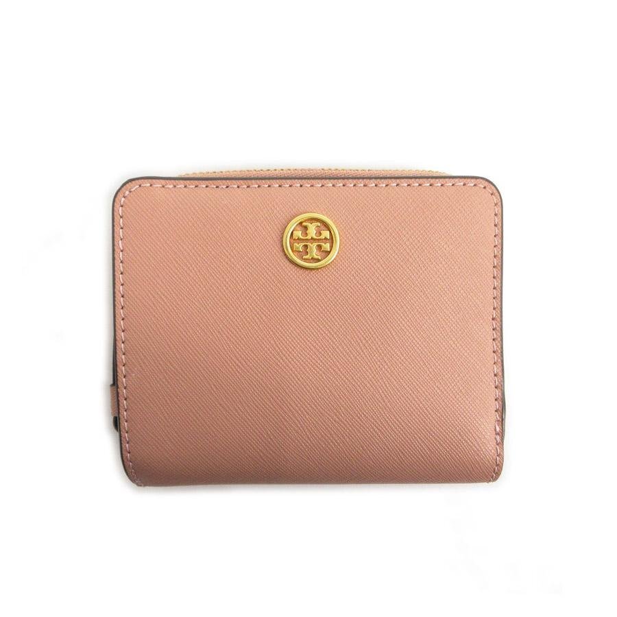 送料無料 超美品 トリーバーチ TORY BURCH 財布 二つ折り ウォレット コンパクト ロビンソン レザー レディース拍卖