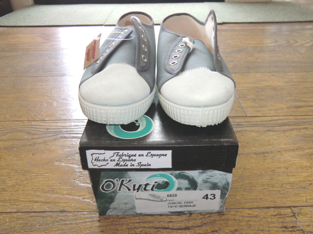新品Okyti オキティ スニーカー グレー(43)グリス拍卖