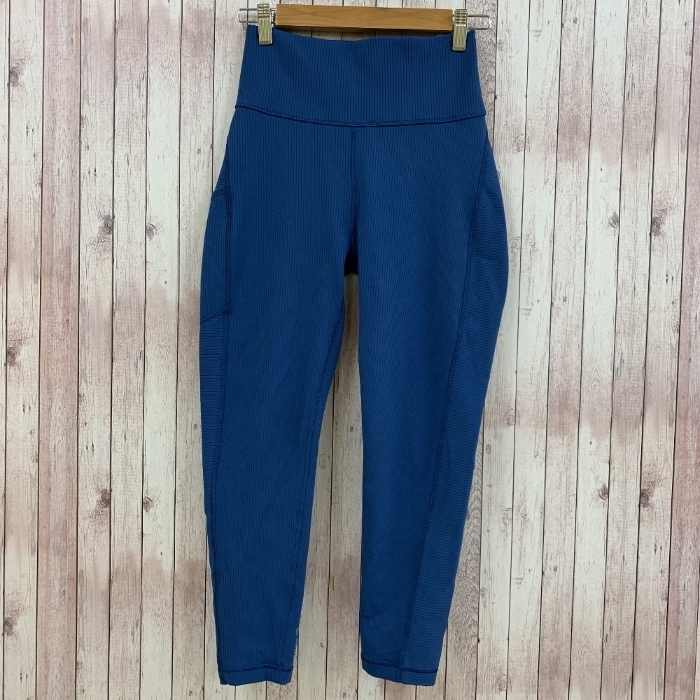 アディダス adidas トレーニングパンツ ストレッチ ハイウエスト ウエストゴム ブルー 青 L拍卖