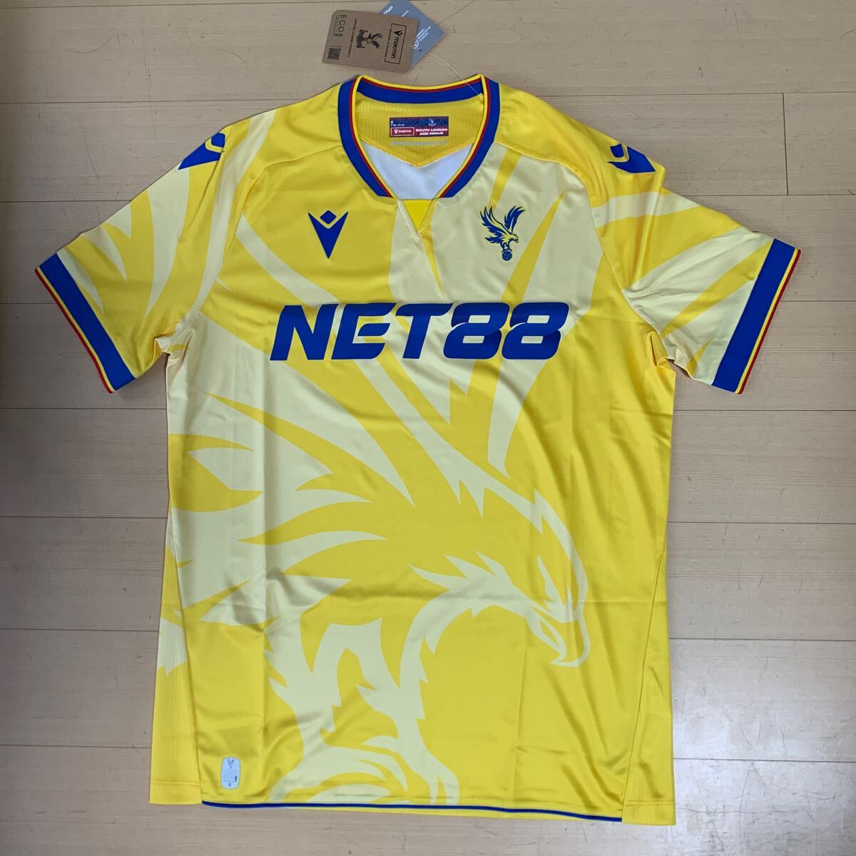 Macron クリスタル パレス Crystal Palace Away Player-Fit Shirt インポートSサイズ 2024-2025 鎌田拍卖