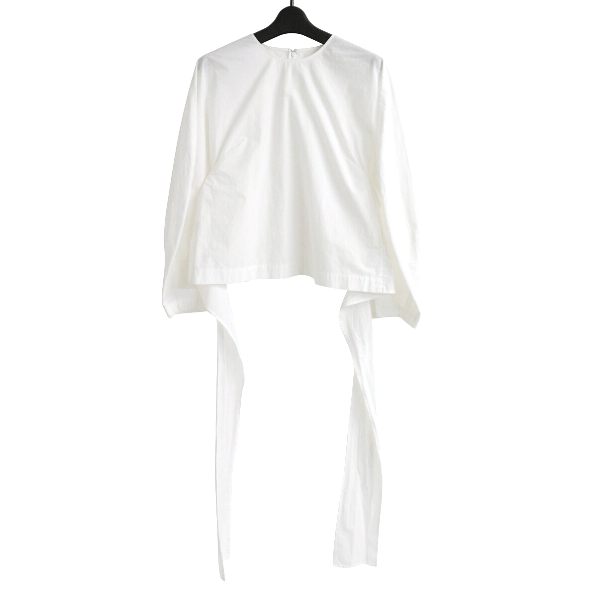 nagonstans 定価30,240円 19SS タイプライターバックリボンブラウス 38 470CS330-5980 ナゴンスタンス拍卖