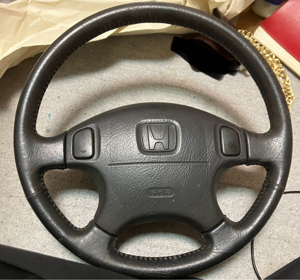 愛知★☆値下げしました☆★ HONDA シビックTypeR/EK9 純正ステアリング ホンダ拍卖