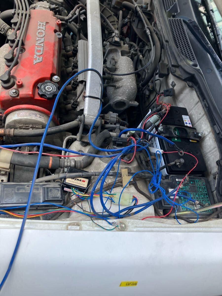 愛知 社外 DC2 インテグラ タイプR アーシング パワーアース 電源 ヒューズ コード シビック プレリュード シルビア スカイライン拍卖