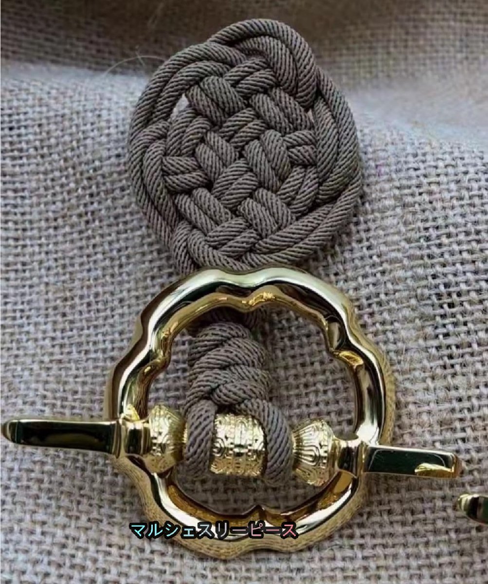 輪袈裟止め 輪袈裟・わげさ止め 独鈷杵輪袈裟 密教法具 寺院仏具金色の輪袈裟止 (Color : A)拍卖