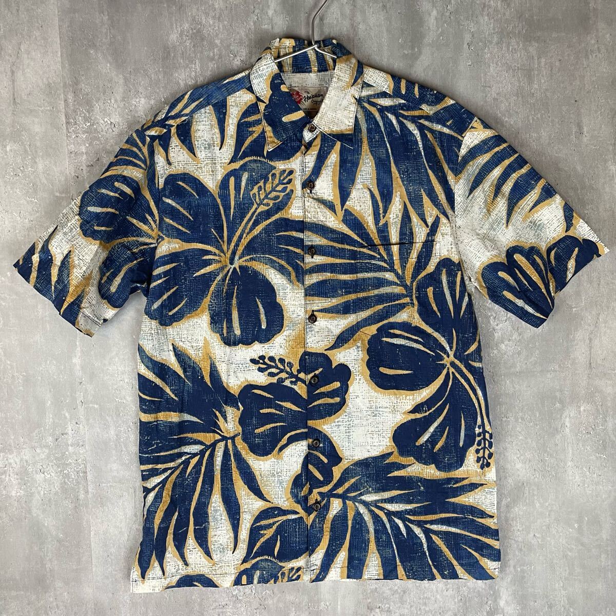 【USA製】Hilo Hattie 90's 希少 アロハシャツ 柄シャツ 半袖 ハワイアン 日本のSサイズ相当 レーヨン拍卖