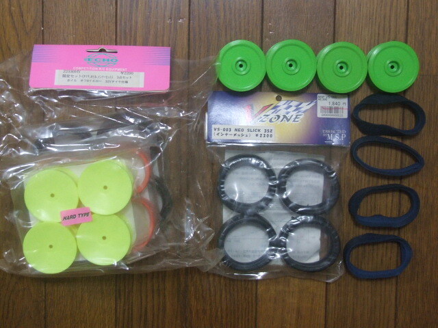 ツーリングカー用タイヤ・ホイール・インナーセット 2台分拍卖