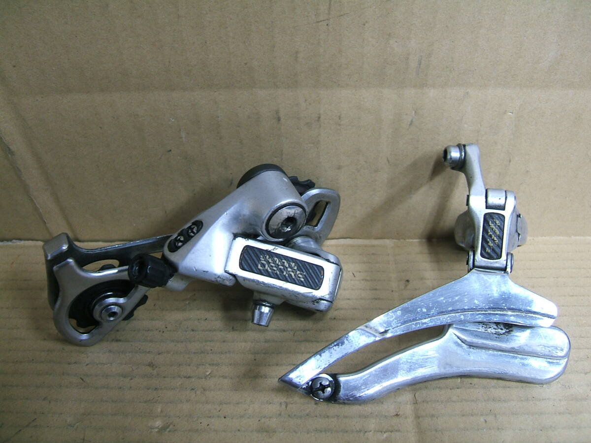 中古 前+リアディレイラー SHIMANO DEORE FD-RD-MT62 JAPAN  198拍卖