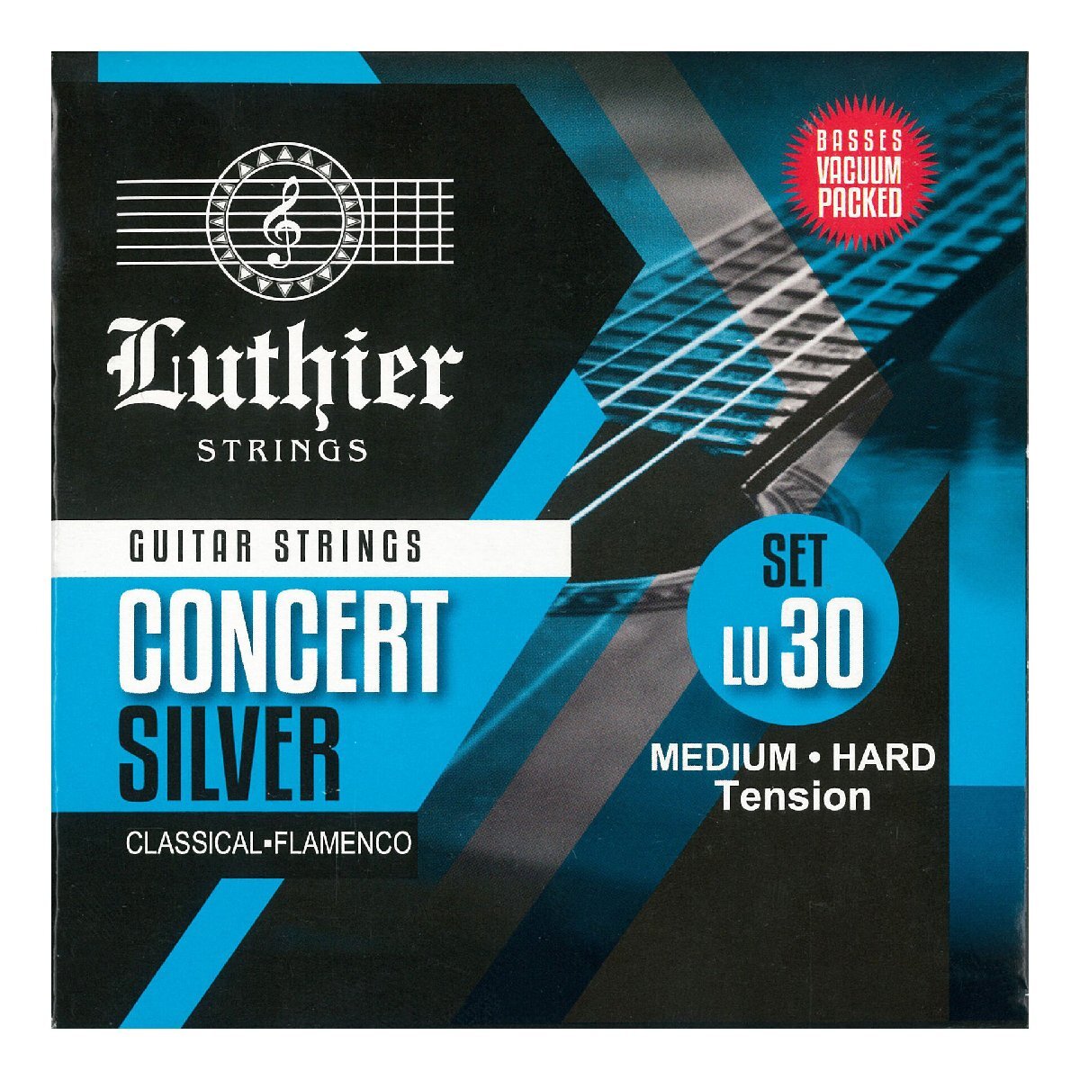 即決◆新品◆送料無料Luthier LU-30×1 クラシックギター / フラメンコギター 用 弦 MEDIUM/HARD TENSION/メール便拍卖