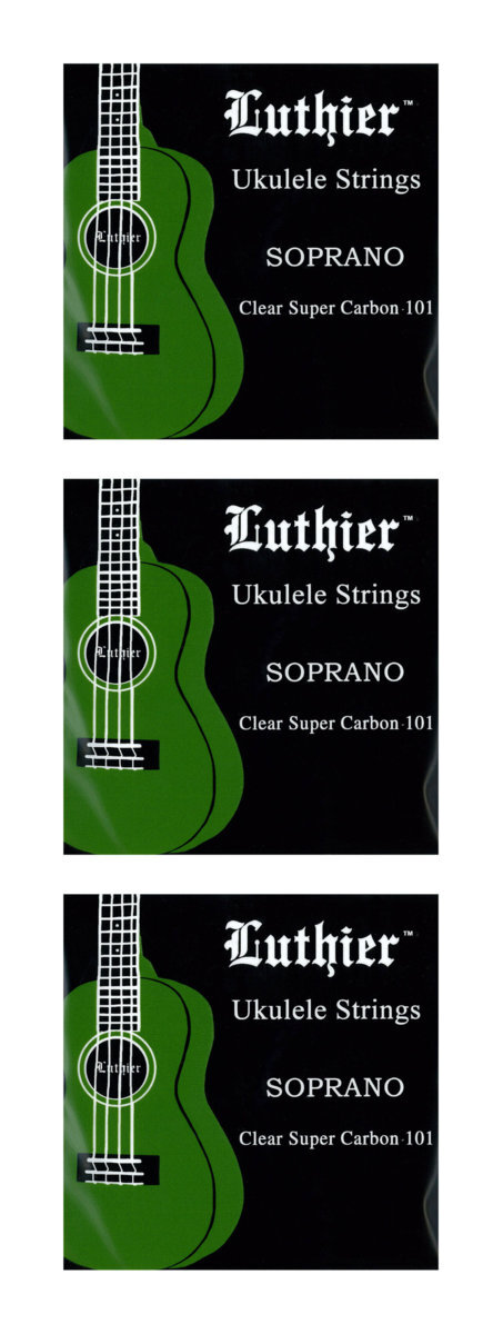 即決◆新品◆送料無料Luthier LU-SU×3 ソプラノ ウクレレ用 フロロカーボン ウクレレ弦/メール便拍卖