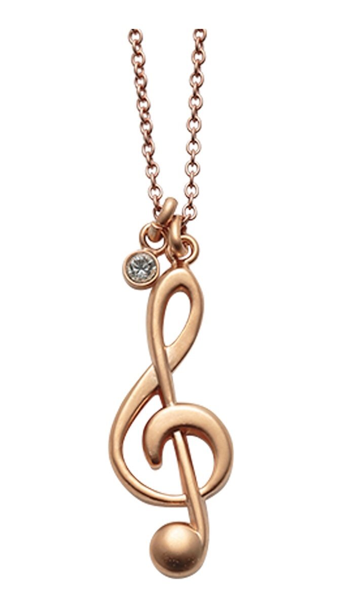 即決◆新品◆送料無料NAKANO JE30NGCPG ナカノ ト音記号/ピンクゴールド マット仕上げ ネックレス ペンダント 40cm/メール便拍卖