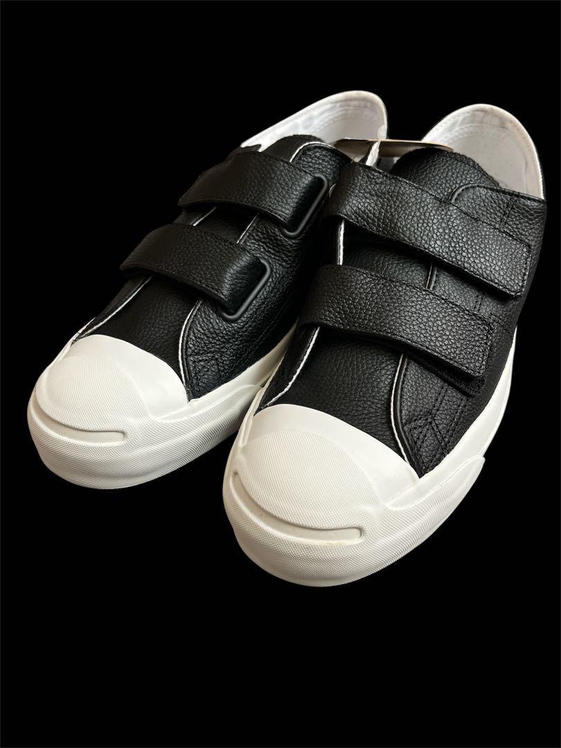 新品 コンバース ジャック パーセル ベルクロ レザー 箱あり拍卖