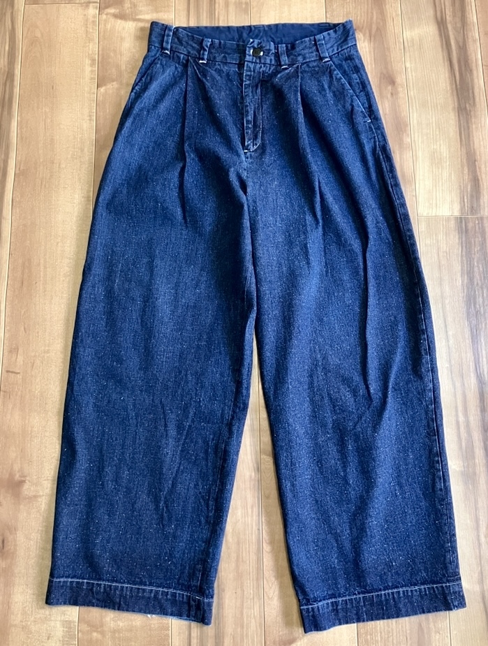 BEAMS LIGHT ビームスライト ワイド デニムパンツ 極太シルエット XL拍卖