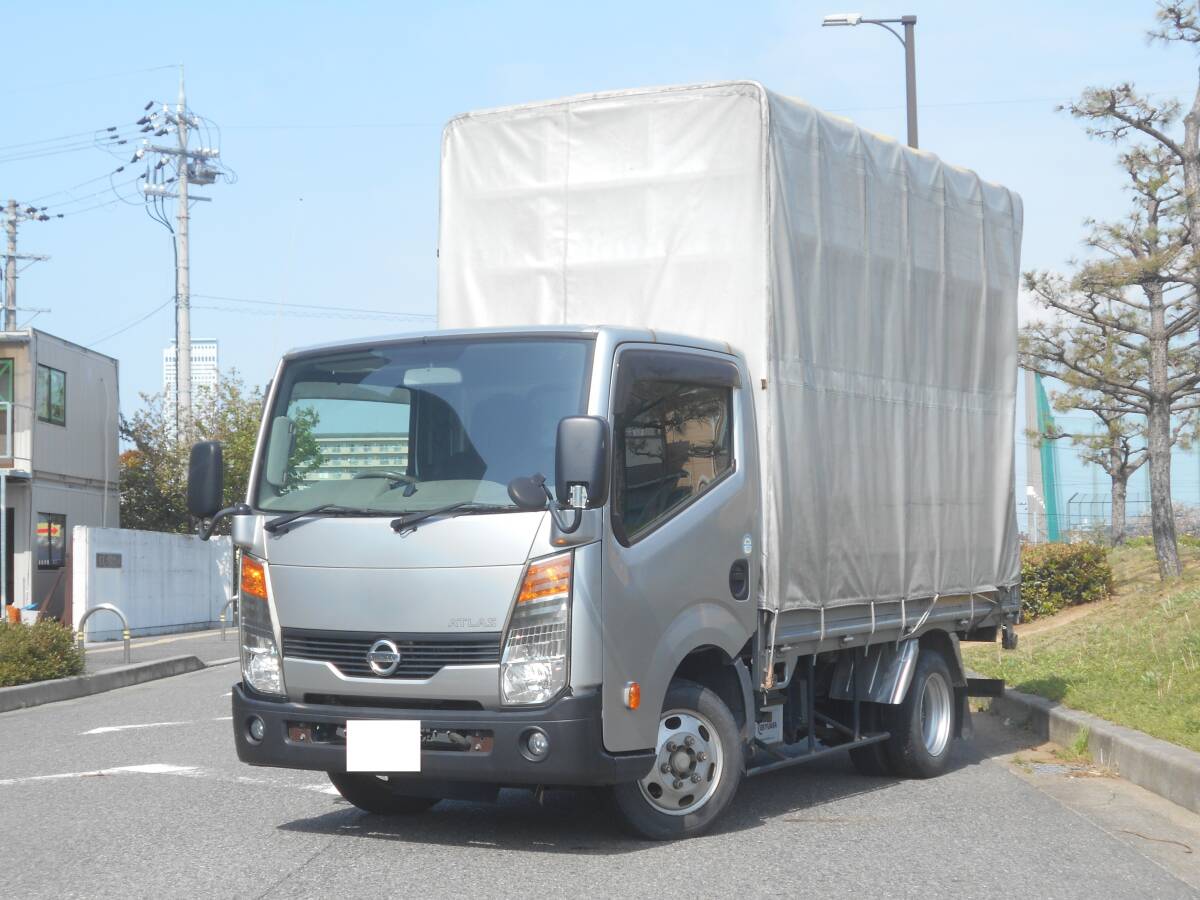安売り☆業販価格☆厳選車☆H26年式☆アトラス☆平☆幌☆最大積載1.5t☆5速MT3ペダル☆ETC☆キーレス☆3000ccディーゼル☆予備検査付拍卖