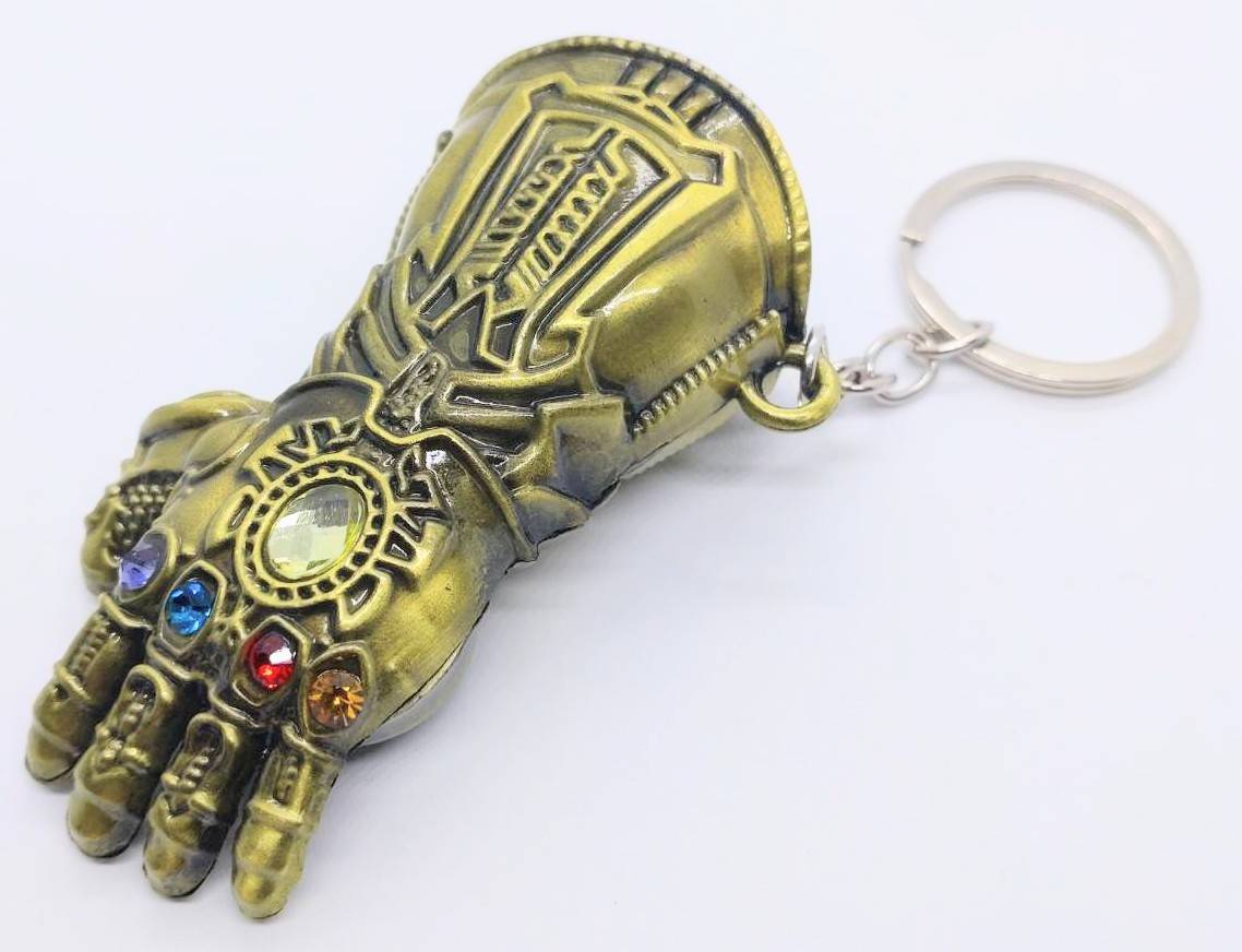 送料無料 サノス アベンジャーズ 栓抜き Aゴールド キーリング キーホルダー アメリカン雑貨 スマアク拍卖