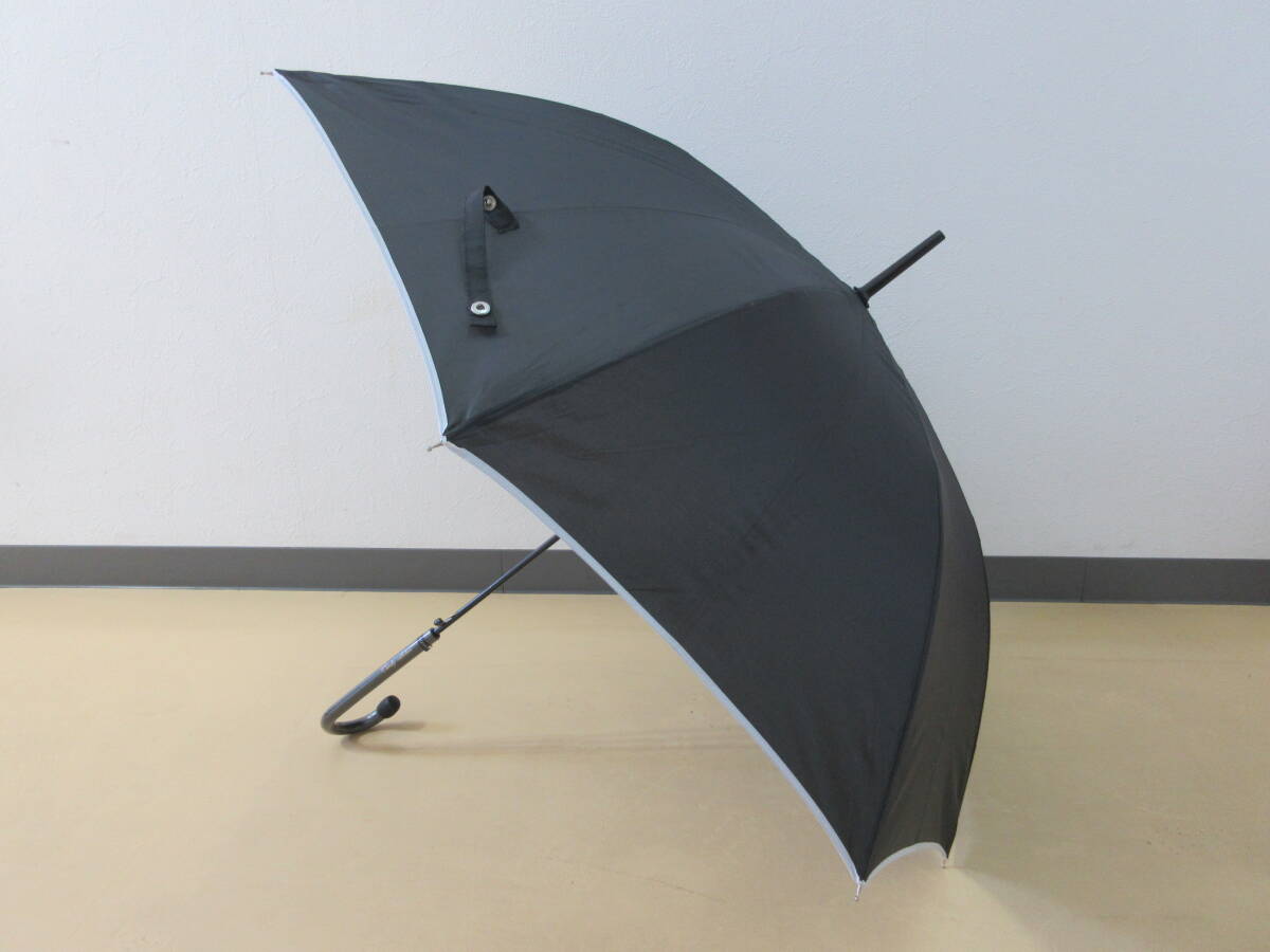 ( せ-A1-8056 )Candy Collection キャンディコレクション 雨傘 長傘 ジャンプ式 ブラック 黒 全長88cm 半径約50m 中古拍卖