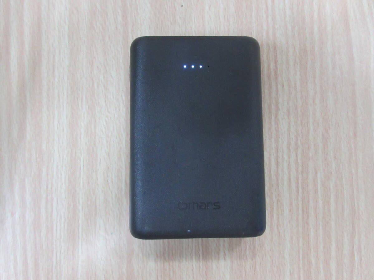 ( く-L-8335 )モバイルバッテリー omars 10000mAh PSE認証 ACアダプタ式 USB式 充電器 コンセント タイプB タイプC 中古 動作確認済み拍卖