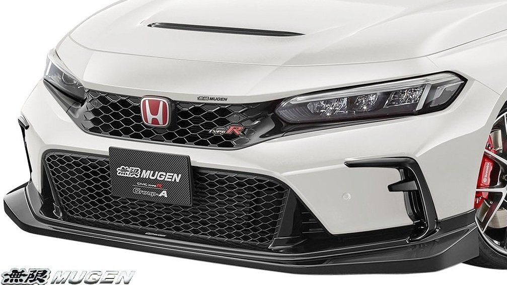 【M's】 FL5 シビック タイプR 無限 MUGEN AERODYNAMICS GroupA フロントアンダースポイラー 未塗装 エアロ パーツ 71110-XNRC-K0S0-ZZ拍卖