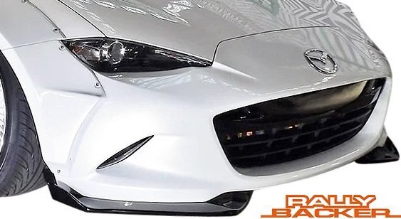 【M's】マツダ MX-5 ND ロードスター RALLY BACKER フロントリップスポイラー FRP ラリーバッカー エアロ パーツ 部品 フロントスポイラー拍卖