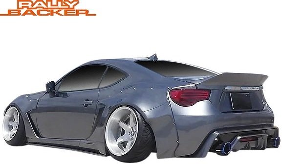【M's】 SUBARU BRZ ZC6 前期 2012-2016 RALLY BACKER Ver.2 リアディフューザー FRP 未塗装 ラリーバッカー エアロ パーツ 部品 社外品拍卖