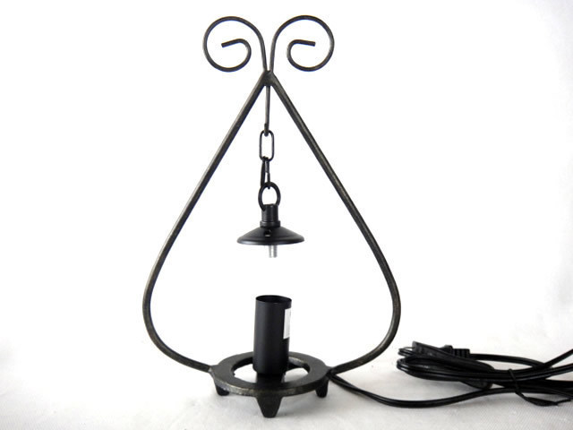 010 ステンドグラス専用壺型ランプベースE12制作材料配線付き照明器具テーブルランプ卓上照明デスクランプ拍卖