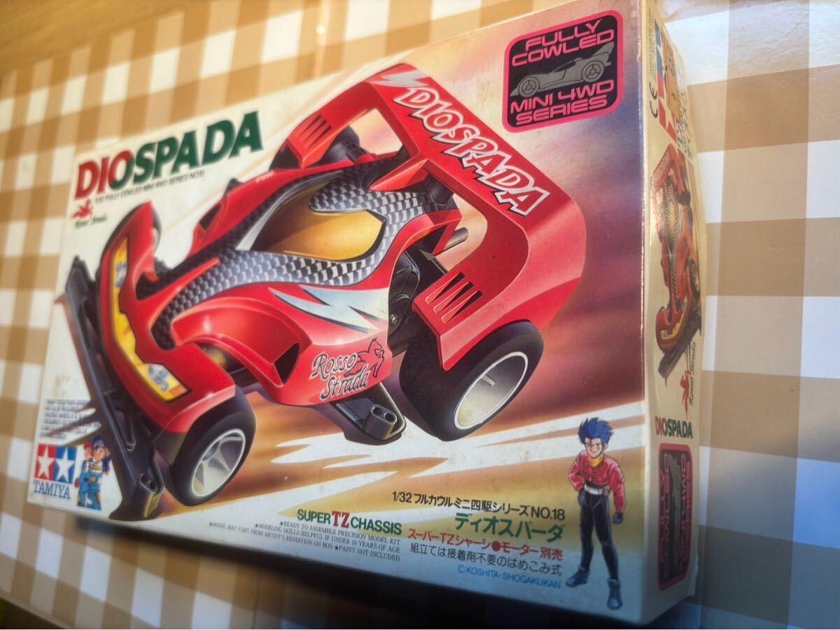 ほぼ新品 タミヤ ミニ四駆 ディオスパーダ スーパーTシャーシ拍卖