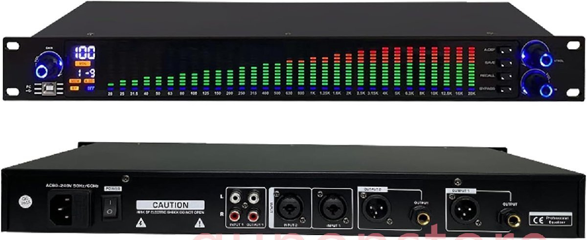 HD LCDディスプレイ付きプロフェッショナルステレオイコライザー、 Single拍卖