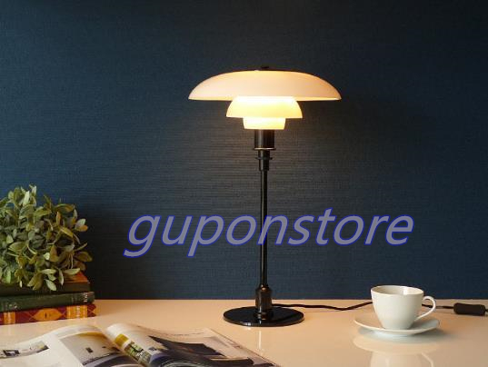 室内芸術☆北欧照明 ポールヘニングセン テーブルライト ブラック 間接照明 デスクランプ スタンドライト インテリア LED対応 リプロダク拍卖