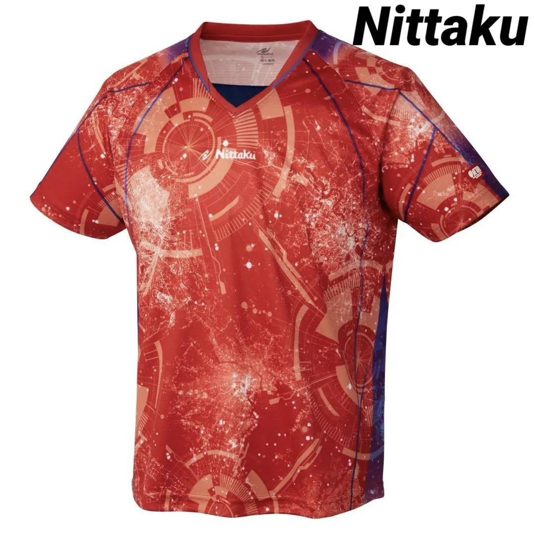 ニッタク ブライトシティ シャツ 卓球 ウェア ジュニア 130cm 定価7480円★新品 送料無料★子供 ユニホーム ゲームシャツ 5716434拍卖