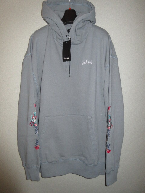 送料無料 特価 Subciety オーバーサイズ SOUVENIR PARKA ヘビーウェイト 14.8オンス 完売サイズ BLUE XXL 2XL 正規品 新品未使用タグ付き拍卖