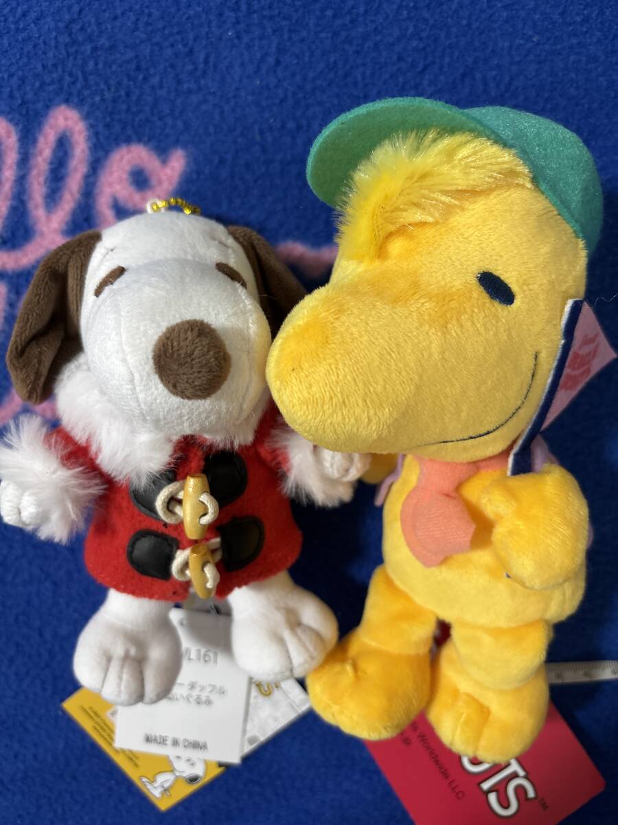 SNOOPY スヌーピー ダッフルコート ぬいぐるみ ウッドストック ビーグル スカウト 黄色 新品 未使用 非売品 タグ付 即決時特定記録付き拍卖