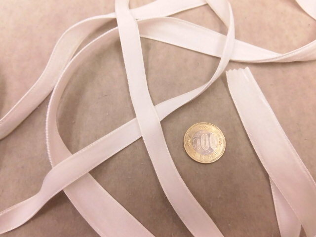 ☆ダブルベッチンリボン1162634☆白色☆幅18ミリと12ミリ拍卖