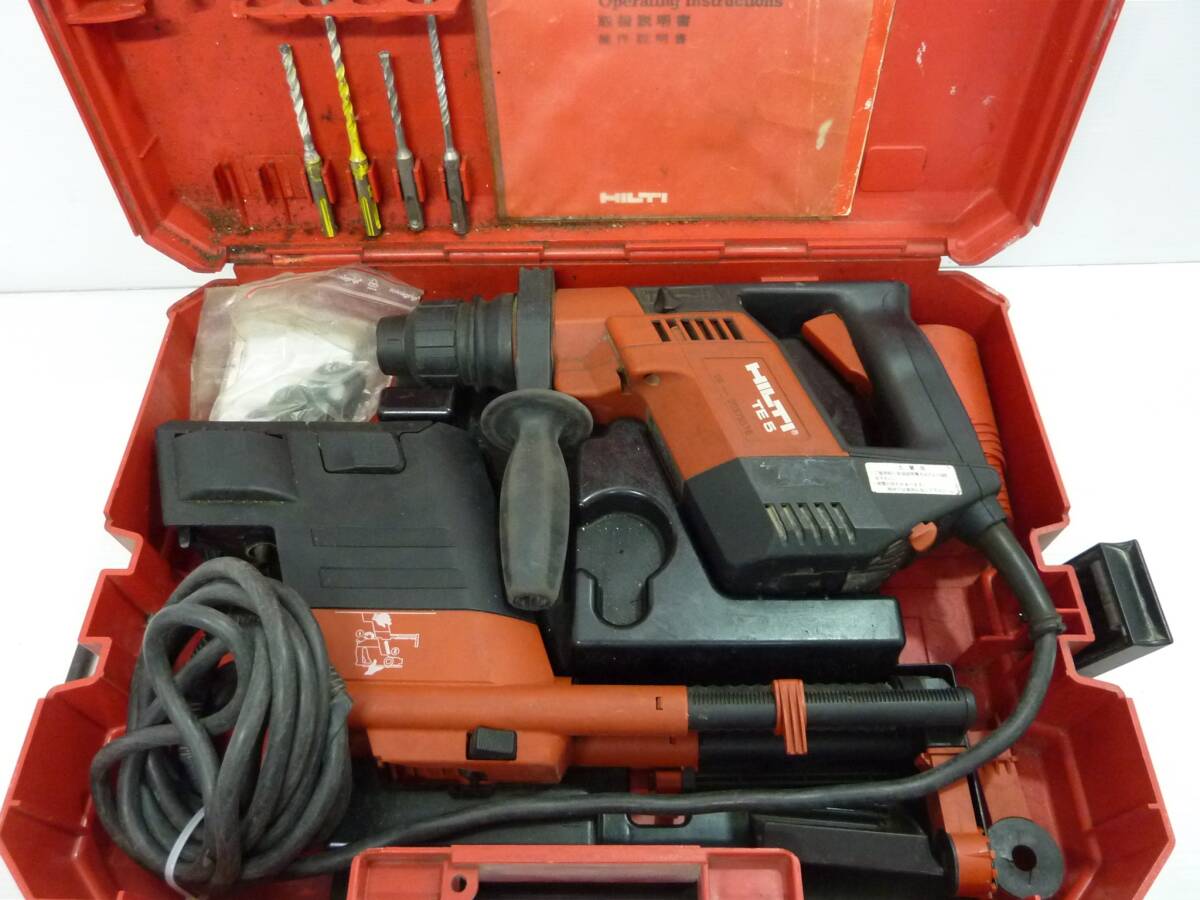 H0117tc HILTI ヒルティ TE5 ハンマドリル ハンマードリル 電動工具 直接引取歓迎(大阪・茨木市)拍卖