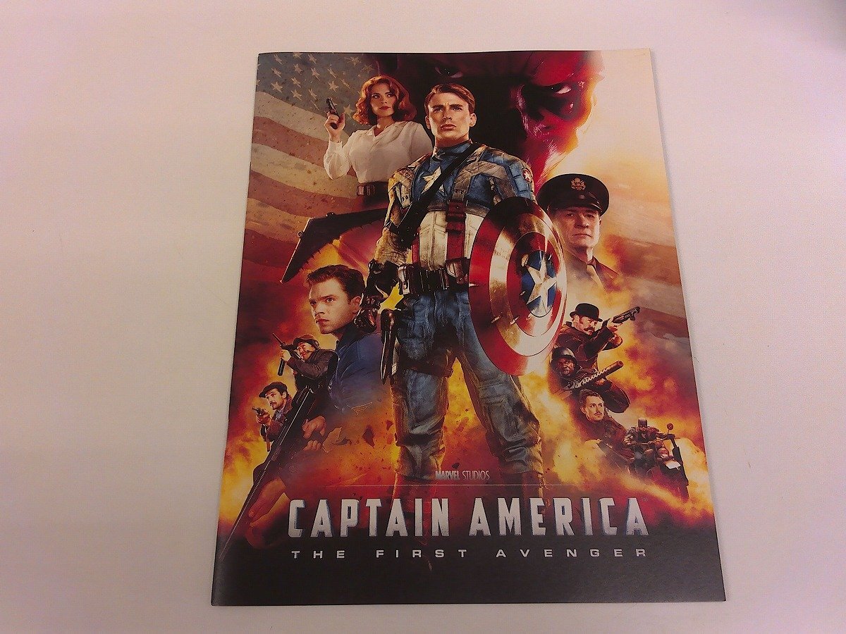 2504MY●映画パンフレット「キャプテン・アメリカ ザ・ファースト・アベンジャー」ジョー・ジョンストン監督 クリス・エヴァンス/マーベル拍卖