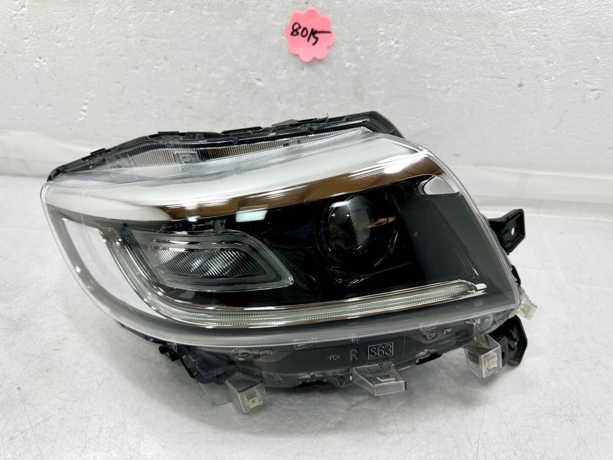 スズキ スペーシアカスタム MK53S 右ライト/右ヘッドライト LED 純正 35019-79R52 ICHIKOH 1960 ジャンク拍卖