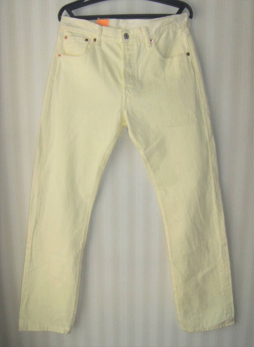 ■Levi's 501 00501-1781 W32 L32 未使用 汚れあり タグ付 YELLOW 黄色■リーバイス拍卖