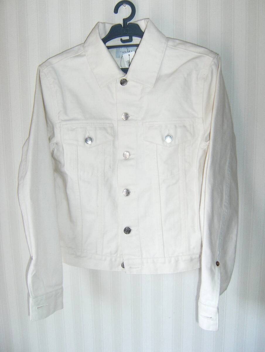 ■TANAKA/タナカ One Two Three Jean Jacket ジャケット XS 生成り オフホワイト アイボリー ST-4■レディース Gジャン拍卖
