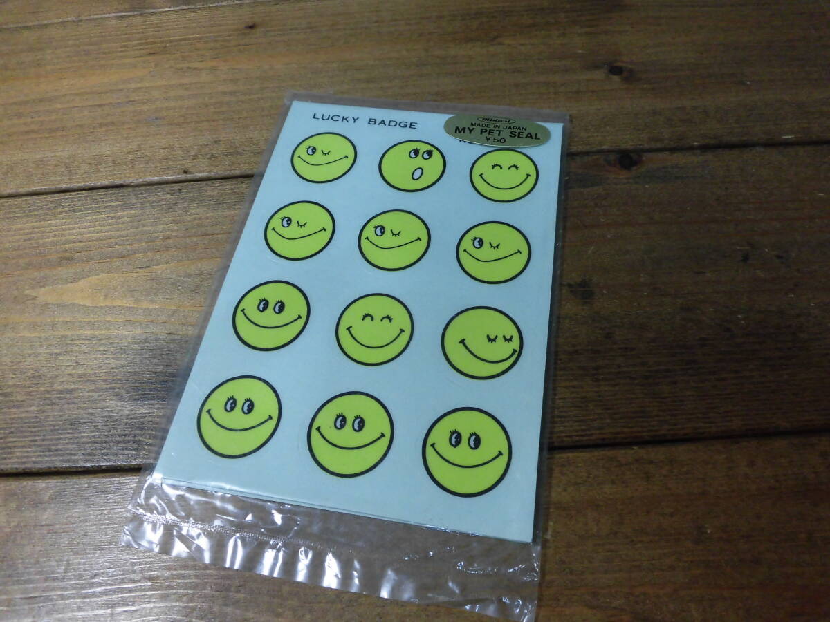 レトロ 日本製 RUNE  MIDORI マイペット シール LUCKY BADGE 未開封 F122拍卖