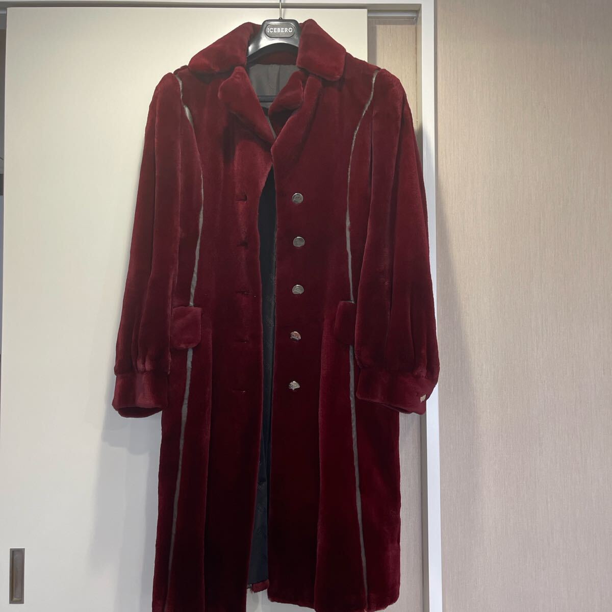 超美品!ジャンフランコ・フェレ ロングコート シェアードミンク 本毛皮拍卖