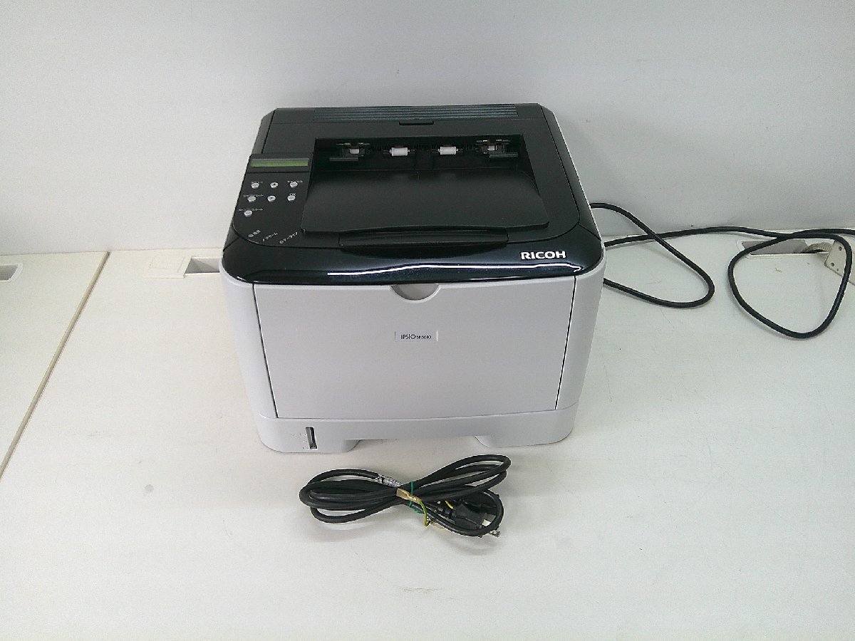 RICOH IPSiO SP3510◎モノクロレーザープリンター◎印刷枚数 48426枚◎側面の蓋割れあり K4656拍卖
