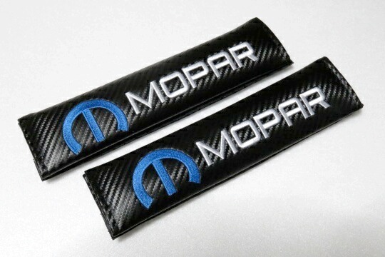 送料無料 MOPAR シートベルトパッド 2個セット モパー クライスラー ダッジ ボイジャー PTクルーザー 300C ラム チャレンジャー拍卖