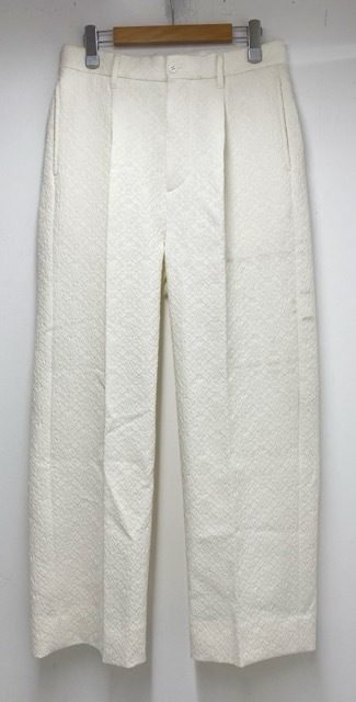 monkey time(モンキータイム)×ユナイテッドアローズ 8314-186-1482 ST/PE JQD WD 1P PT ジャガード1タックパンツ【C2073-007】拍卖