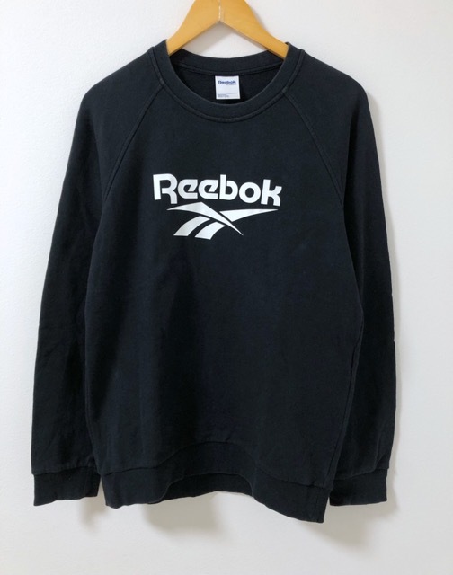 Reebok(リーボック)FK3372 ロゴプリント クルーネック スウェット トレーナー【E5482-007】拍卖
