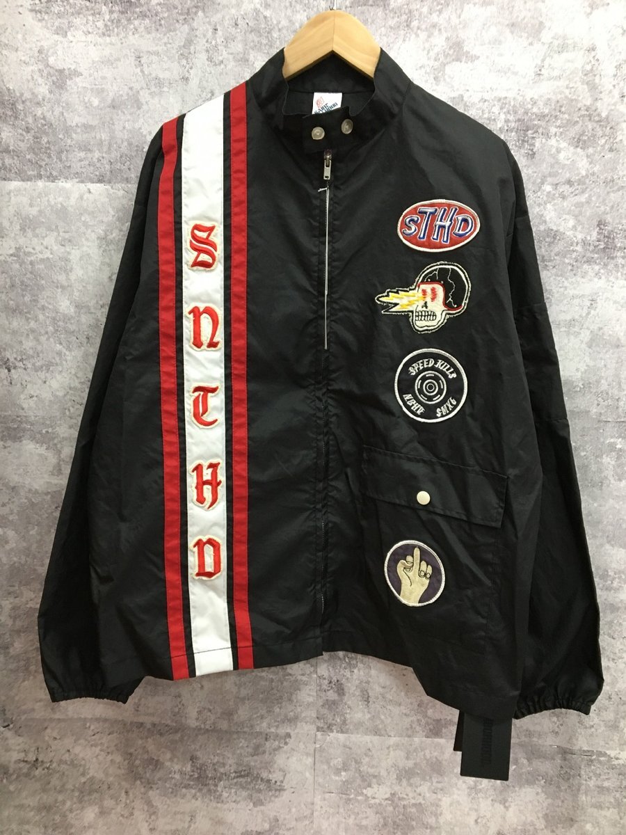 NEIGHBORHOOD STHD . JACKET SNTHD ネイバーフッド セントマイケル ナイロン レーシングジャケット【4799-004】拍卖