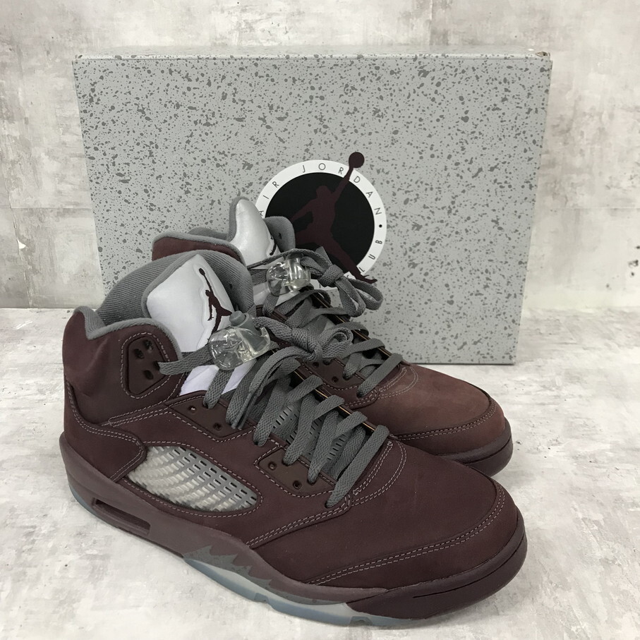 NIKE AIRJORDAN5 RETRO DEEPBURGUNDY ナイキ エアジョーダン5 レトロバーガンディ【B0170-004】拍卖