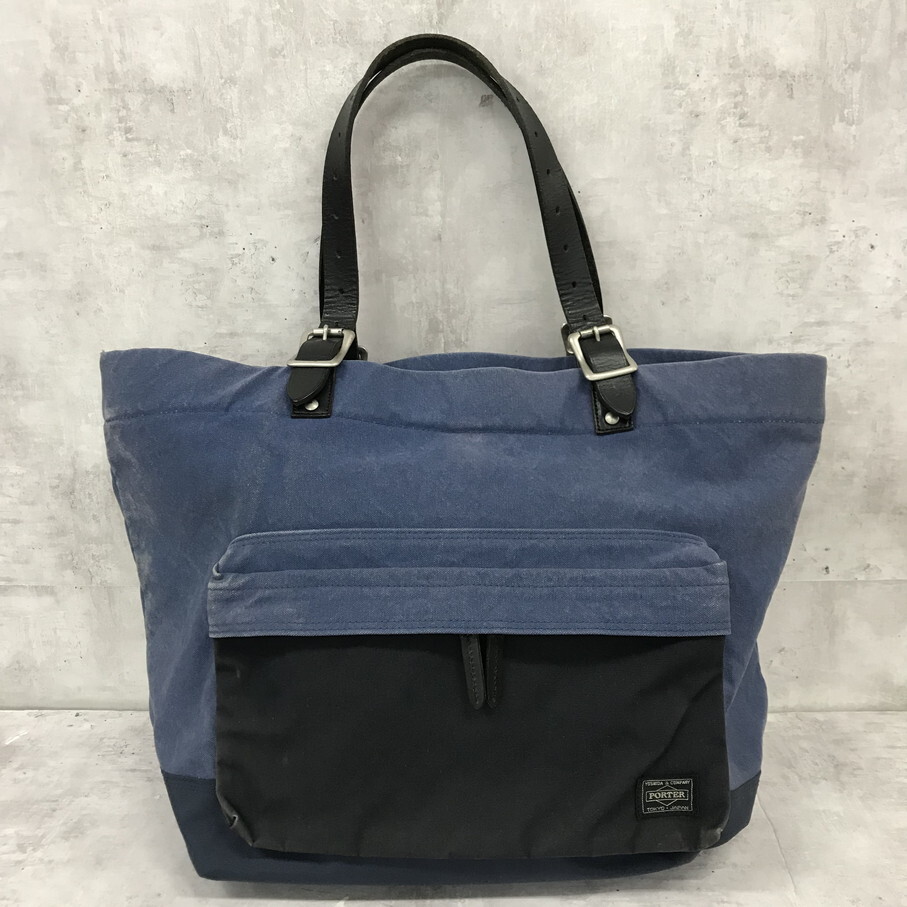 PORTER BRIDGE ブルー Sサイズ トート バッグ ポーター ブリッジ 【B0173-004】拍卖